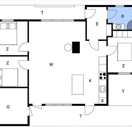 度假居 Bl1136-blokhus-graevlingevej-6 布洛克胡斯