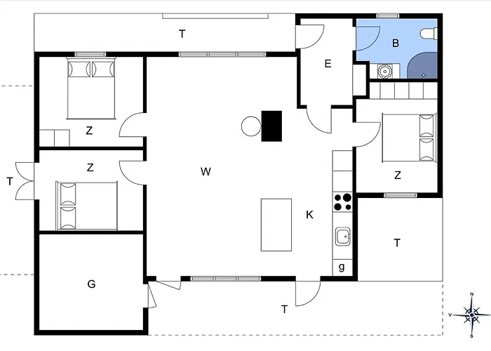 Tatil Evi Bl1136-blokhus-graevlingevej-6 Blokhus